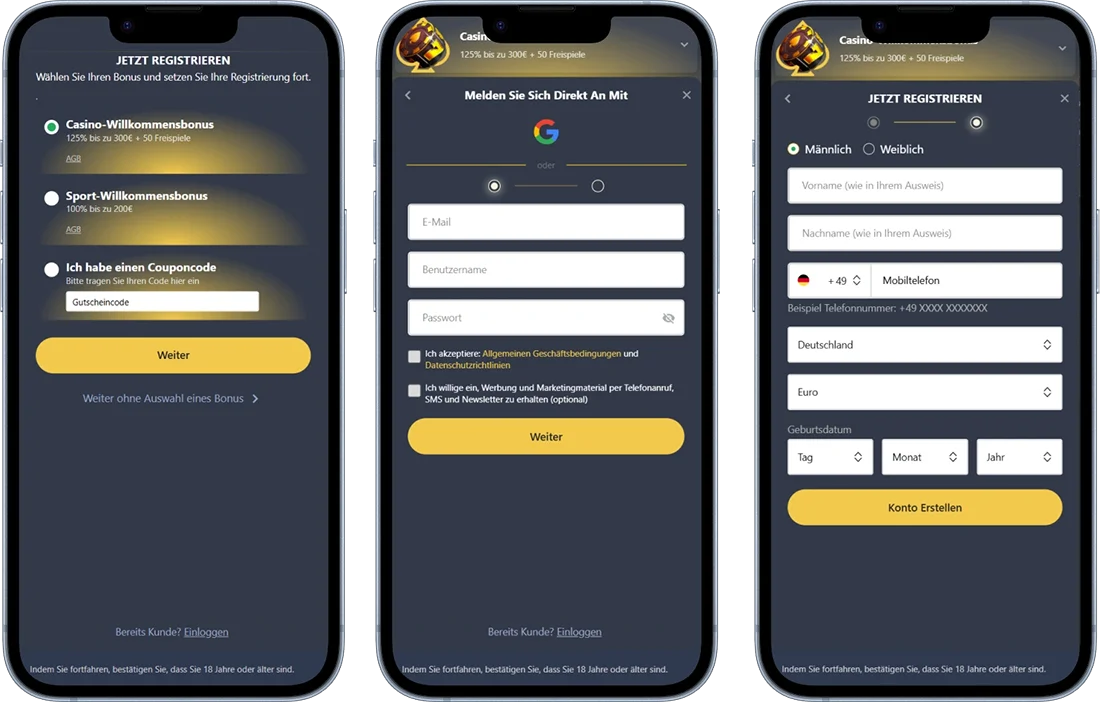 24Slots Casino Registrierung